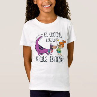 The Flintstones | Pebbles & Dino Play Ball T-Shirt