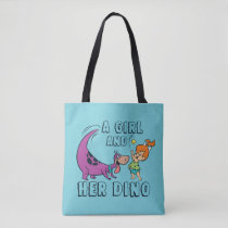 The Flintstones | Pebbles & Dino Play Ball Tote Bag