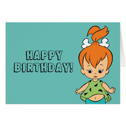 The Flintstones | Pebbles Flintstone Cards (Front Horizontal)