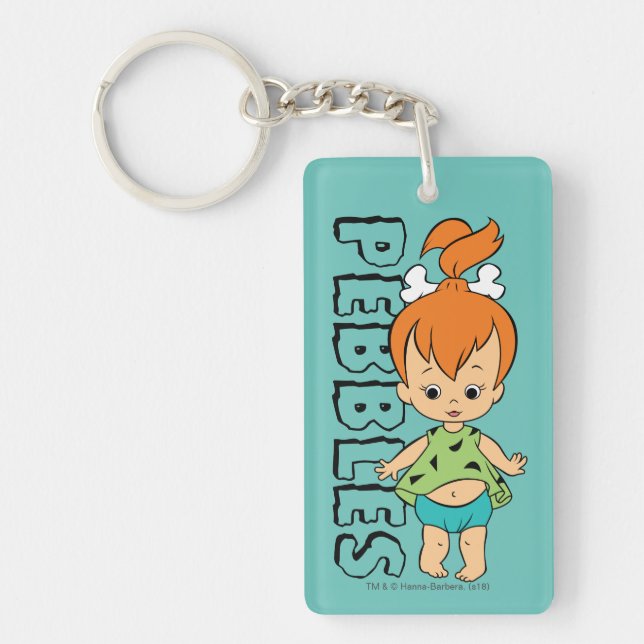 The Flintstones | Pebbles Flintstone Keychain (Front)