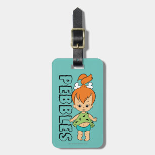 The Flintstones Pebbles Flintstone Luggage Tag
