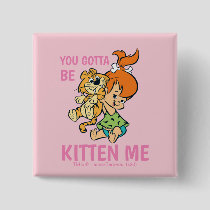 The Flintstones | Pebbles & Her Tiger Button