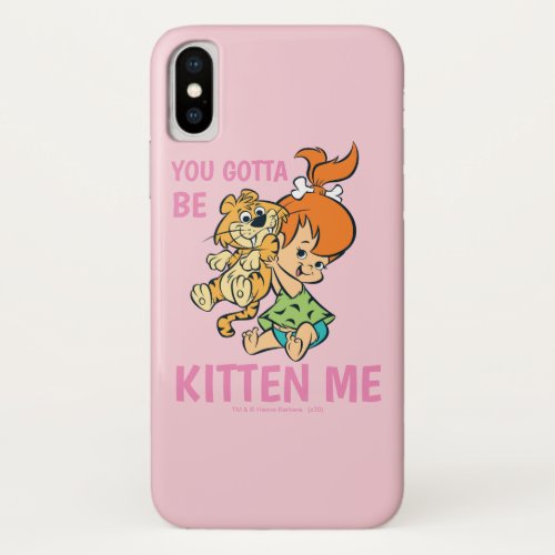 The Flintstones  Pebbles  Her Tiger iPhone X Case