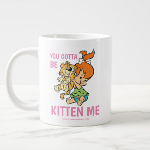 The Flintstones Pebbles & Her Tiger Giant Coffee Mug