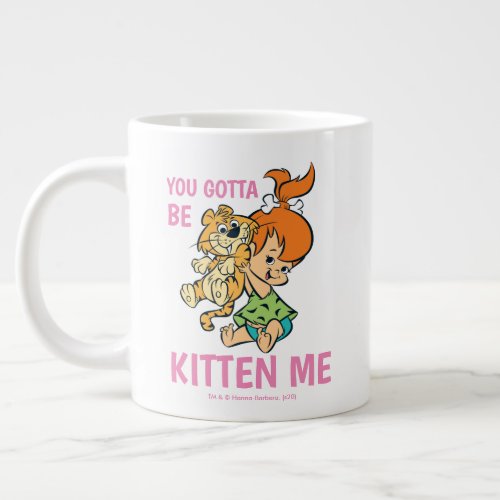 The Flintstones  Pebbles  Her Tiger Giant Coffee Mug