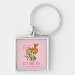 The Flintstones Pebbles & Her Tiger Keychain