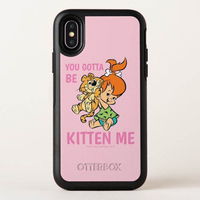 The Flintstones | Pebbles & Her Tiger Otterbox iPhone Case (Back)