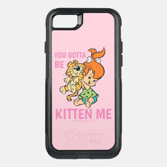 The Flintstones | Pebbles & Her Tiger Otterbox iPhone Case (Back)