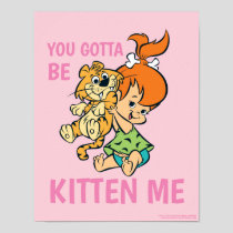 The Flintstones | Pebbles & Her Tiger Poster