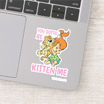 The Flintstones | Pebbles & Her Tiger Sticker