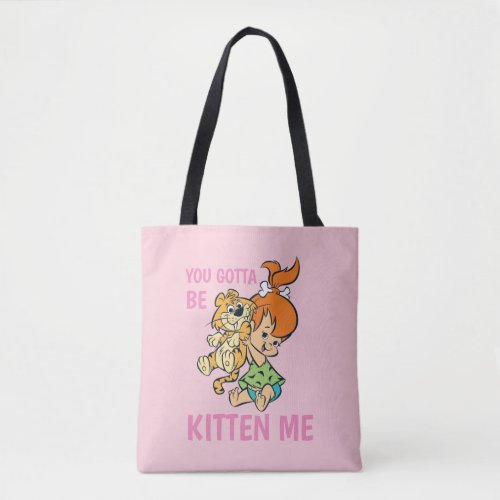 The Flintstones  Pebbles  Her Tiger Tote Bag