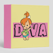 The Flintstones | Pebbles - Little Diva 3 Ring Binder