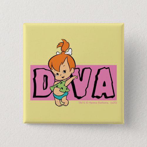 The Flintstones  Pebbles _ Little Diva Button