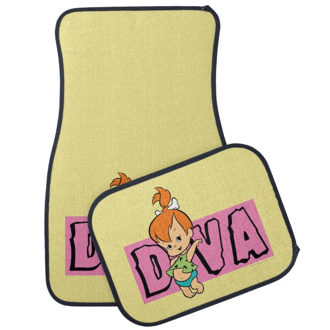 The Flintstones | Pebbles - Little Diva Car Floor Mat (Set)