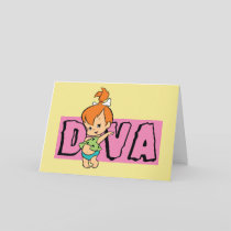 The Flintstones | Pebbles - Little Diva Card