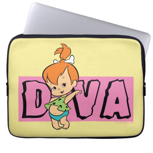 The Flintstones  Pebbles _ Little Diva Laptop Sleeve