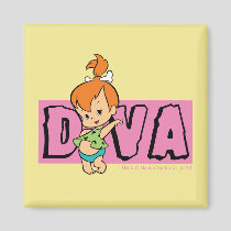 The Flintstones | Pebbles - Little Diva Magnet