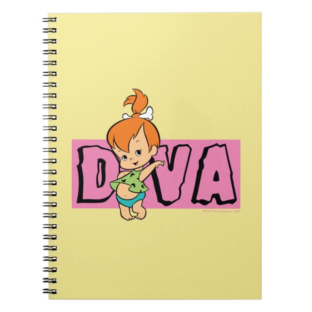 The Flintstones | Pebbles - Little Diva Notebook (Front)
