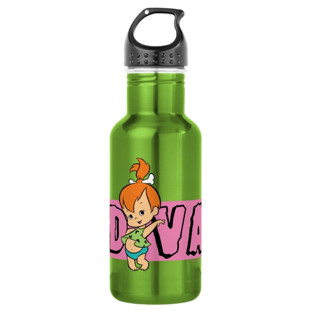 The Flintstones | Pebbles - Little Diva Stainless Steel Water Bottle (Front)