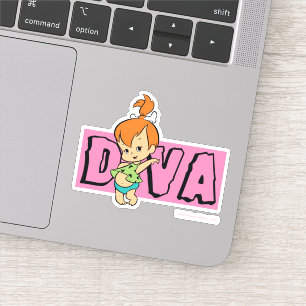 The Flintstones   Pebbles - Little Diva Sticker