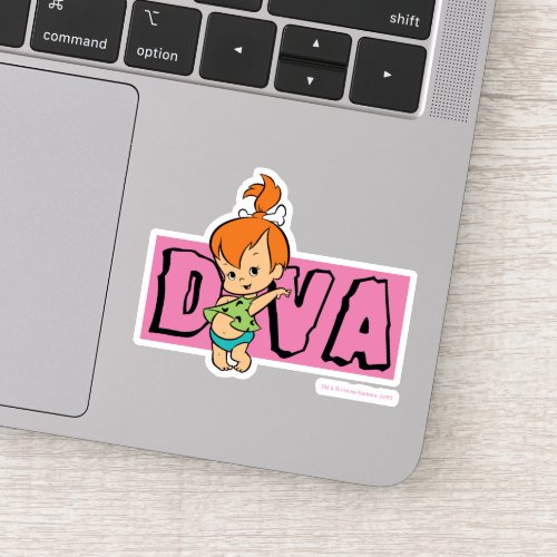 The Flintstones  Pebbles _ Little Diva Sticker