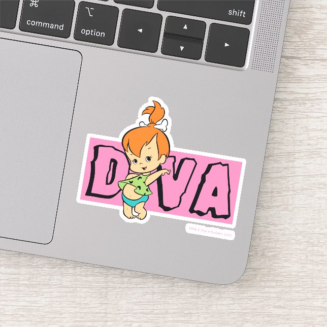 The Flintstones | Pebbles - Little Diva Sticker (Detail)