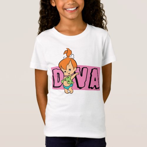 The Flintstones  Pebbles _ Little Diva T_Shirt