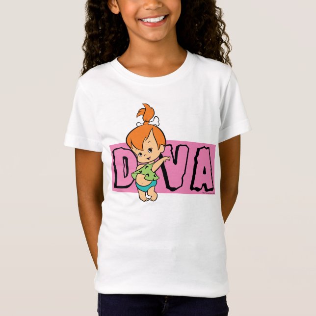 The Flintstones | Pebbles - Little Diva T-Shirt (Front)