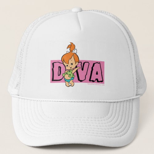 The Flintstones  Pebbles _ Little Diva Trucker Hat