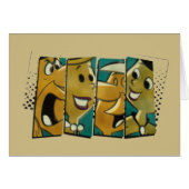 The Flintstones | Retro Comic Character Panels (Front Horizontal)