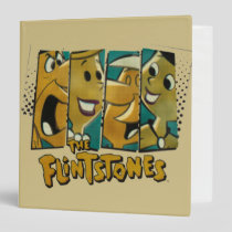 The Flintstones | Retro Comic Character Panels 3 Ring Binder