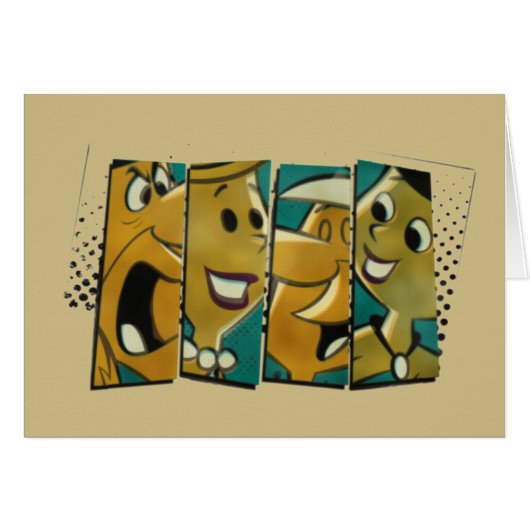 The Flintstones | Retro Comic Character Panels Cards (Front Horizontal)