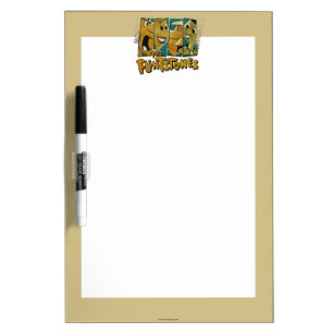 The Flintstones Retro Comic Character Panels Dry Erase Board