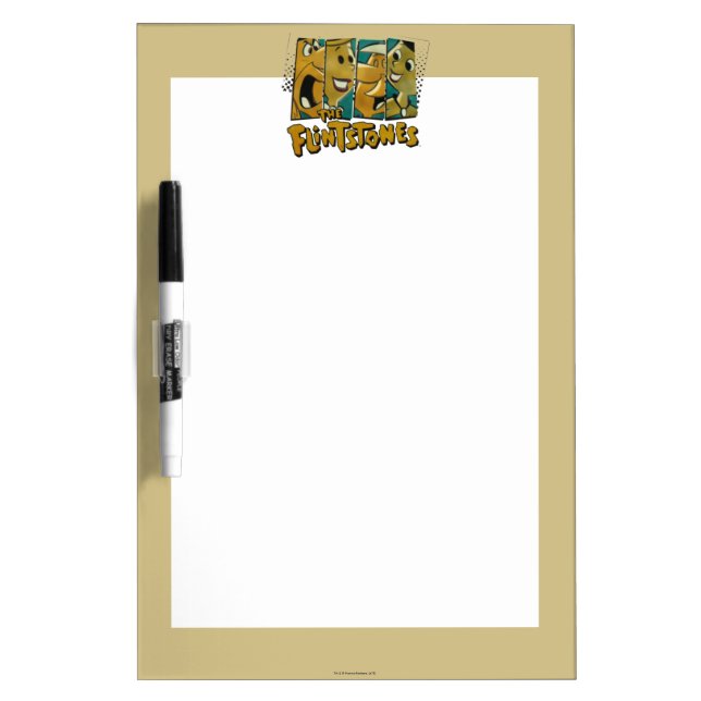 The Flintstones | Retro Comic Character Panels Dry Erase Board (Front)