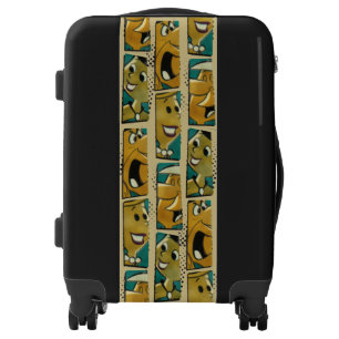 The Flintstones Retro Comic Character Panels Luggage