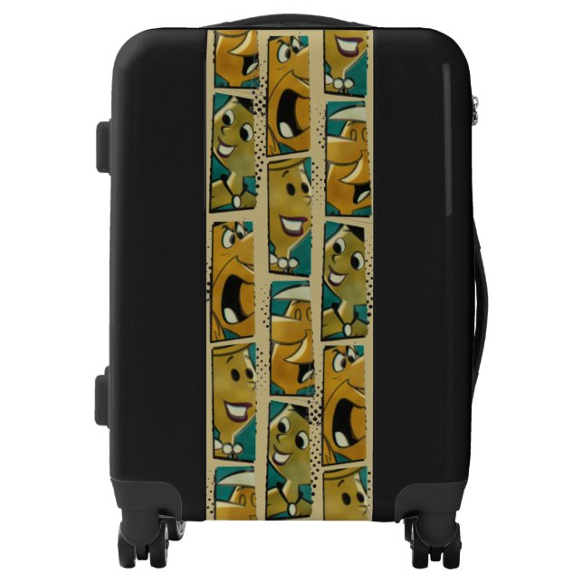 The Flintstones | Retro Comic Character Panels Luggage (Front)