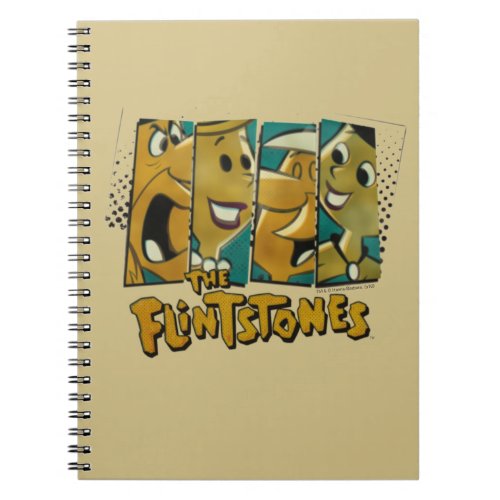 The Flintstones  Retro Comic Character Panels Notebook