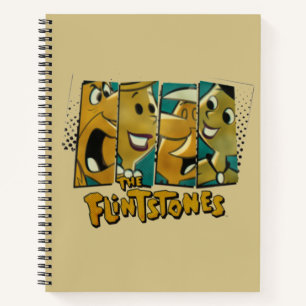 The Flintstones Retro Comic Character Panels Notebook