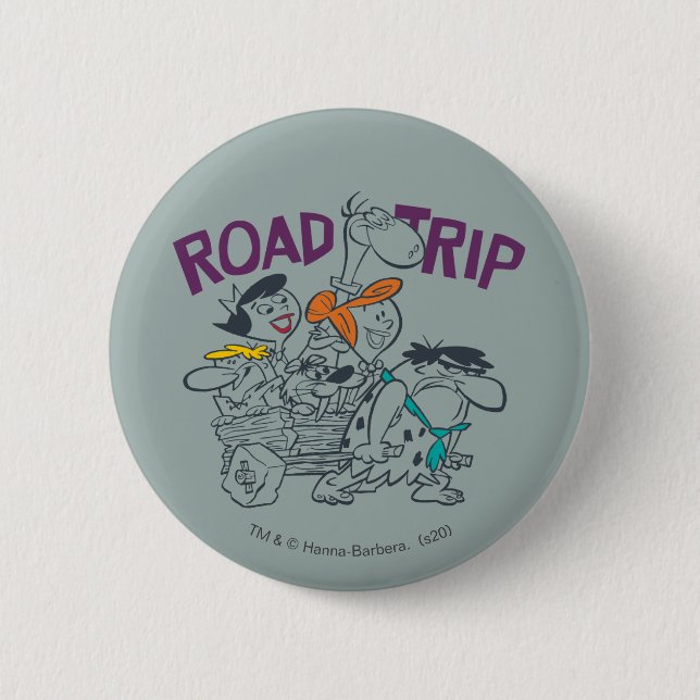 The Flintstones | Road Trip Button (Front)