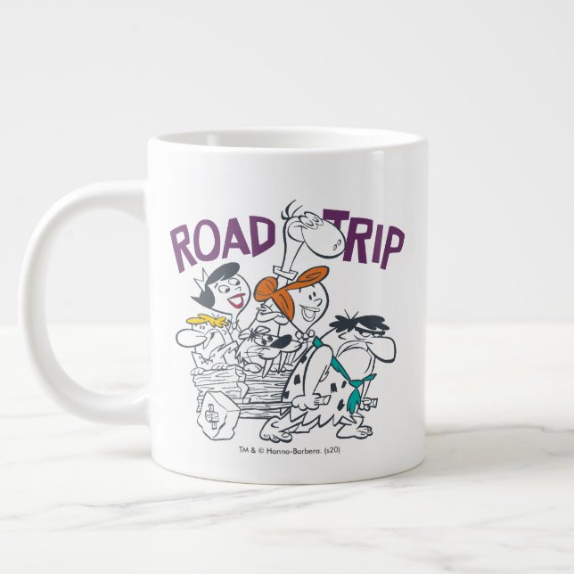 The Flintstones | Road Trip Giant Coffee Mug (Left)