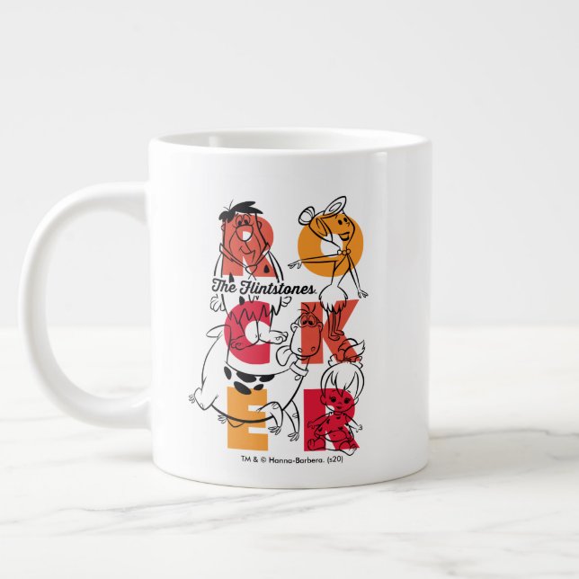 The Flintstones | ROCKER Giant Coffee Mug (Left)