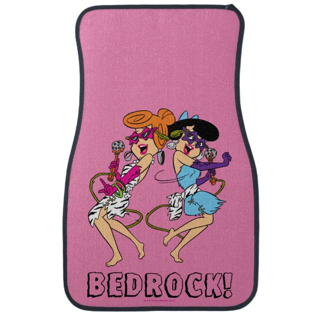 The Flintstones | Wilma & Betty Rock Stars Car Floor Mat | Zazzle