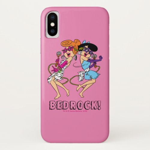 The Flintstones  Wilma  Betty Rock Stars iPhone X Case