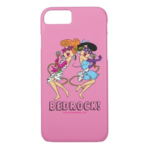 The Flintstones  Wilma  Betty Rock Stars iPhone 87 Case