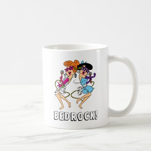 The Flintstones  Wilma  Betty Rock Stars Coffee Mug