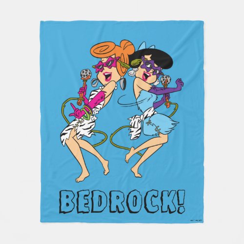 The Flintstones  Wilma  Betty Rock Stars Fleece Blanket