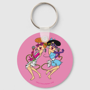 The Flintstones   Wilma & Betty Rock Stars Keychain