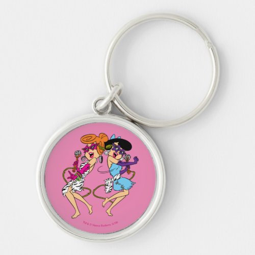 The Flintstones  Wilma  Betty Rock Stars Keychain