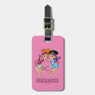 The Flintstones Wilma & Betty Rock Stars Luggage Tag