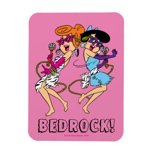 The Flintstones  Wilma  Betty Rock Stars Magnet